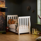 Obaby Stamford Luxe Sleigh 3 Piece Room Set - White