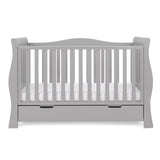 Obaby Stamford Luxe Sleigh 3 Piece Room Set - Warm Grey