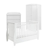 Babymore Stella 3 Piece Room Set - White