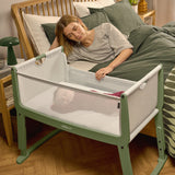 SnuzPod Studio Bedside Crib - Tokyo Matcha