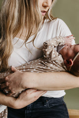 Copper Pearl Newborn Gown Fawn