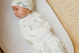 Copper Pearl Top Knot Hat Rex 0-4m
