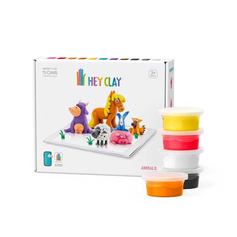 Hey Clay Animals Large 15 Can Set