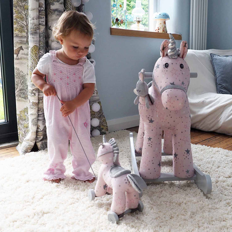 Little Bird Told Me Celeste Unicorn Pull Along