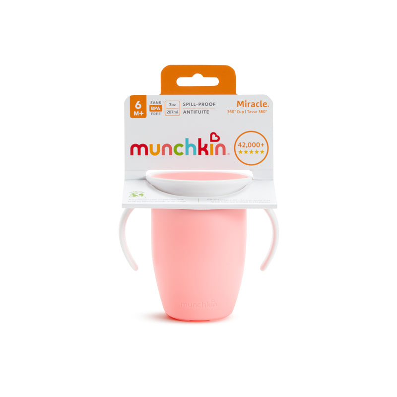 Munchkin Miracle Trainer Cup 7Oz - Pink
