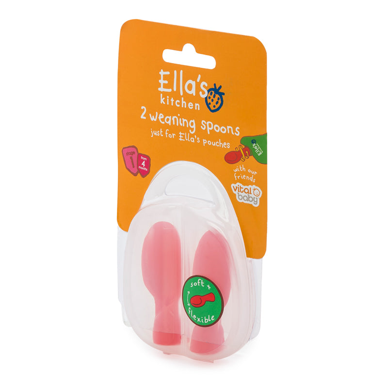 Vital Baby Ella's Kitchen Weaning Spoon Tips 2Pk