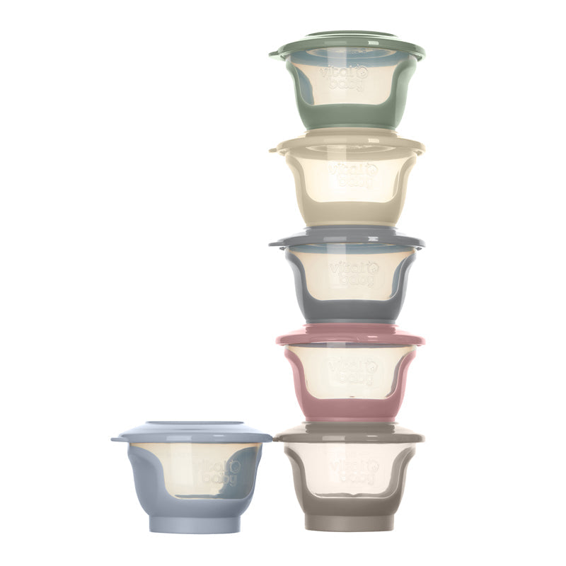 Vital Baby Nourish Store & Wean™ Pots 60ml 6Pk