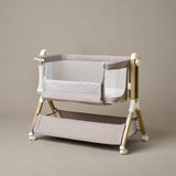 Obaby Cloud Bedside Crib - Nutmeg