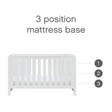 Tutti Bambini Tivoli 3 Piece Room Set - White