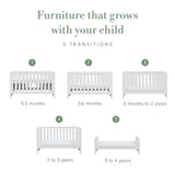 Tutti Bambini Tivoli Cot Bed - White