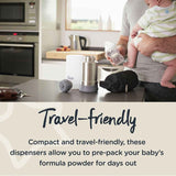 Tommee Tippee Closer to Nature Milk Powder Dispensers 6Pk