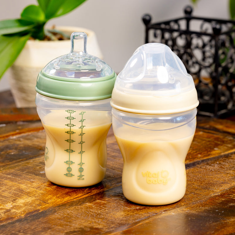 Vital Baby Nurture Breast Like Bottle 240ml 2Pk