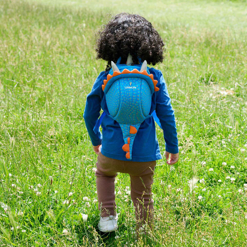 LittleLife Toddler Backpack With Rein Triceratops