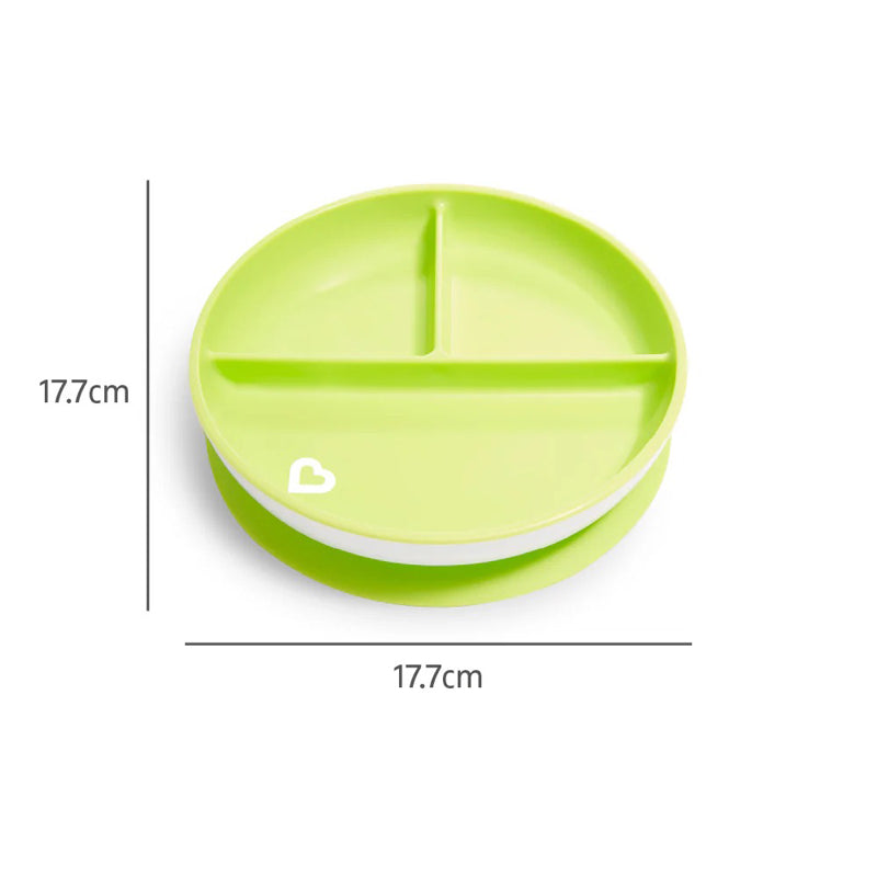 Munchkin Suction Plate Blue 2Pk