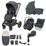 Maxi-Cosi Fame 10 Piece Ultimate Travel System - Moon Graphite