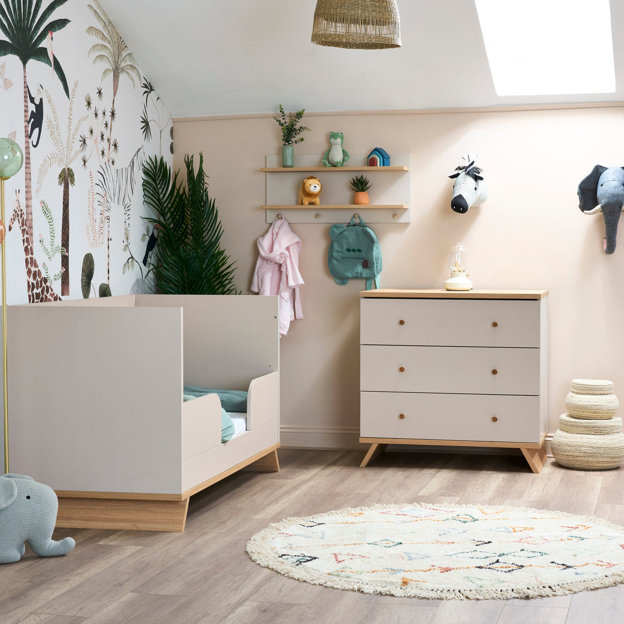 Obaby Thea Wall Shelf - Latte