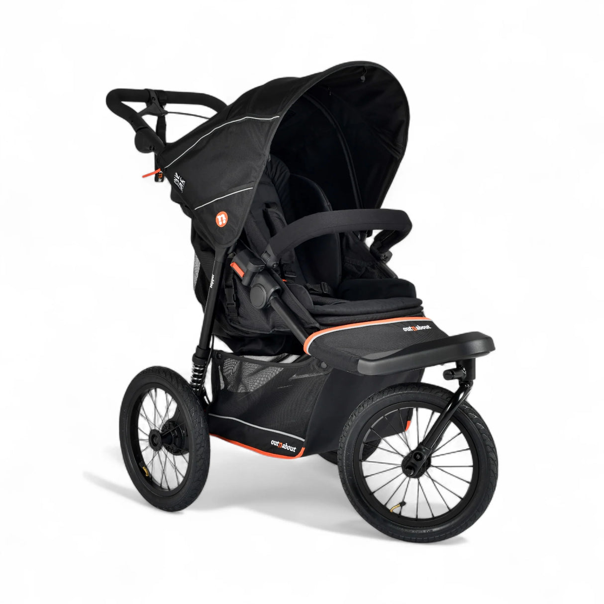 Out n About Nipper V6 Plus Single Pushchair - Summit Black