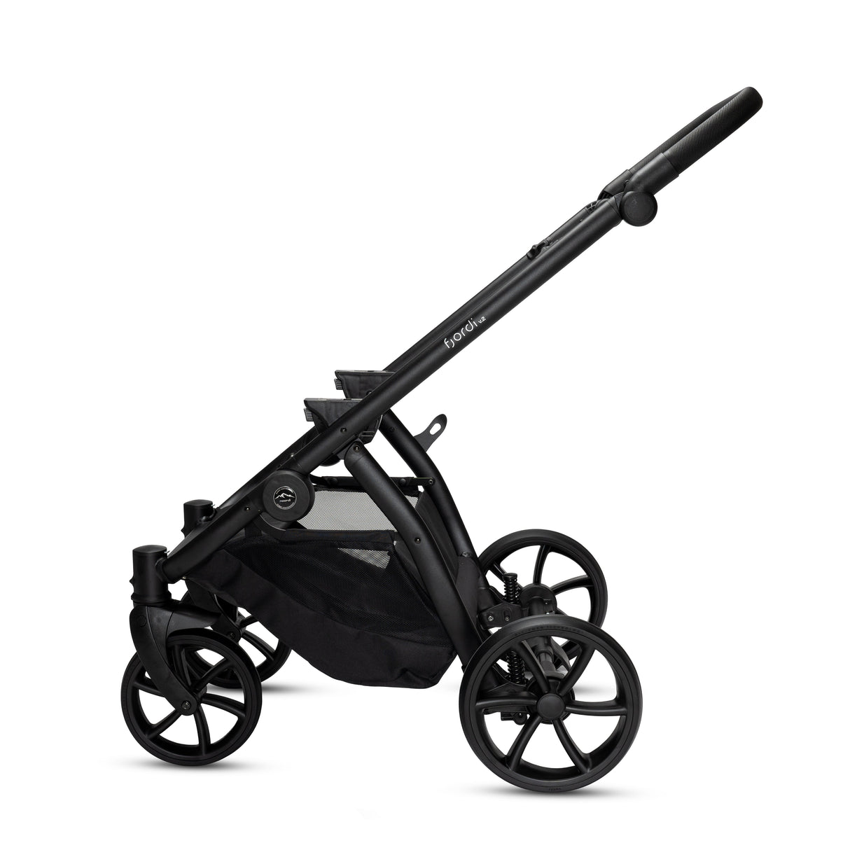 Noordi Fjordi V2 Leather - 2in1 Pushchair with ThermoCot™ Carrycot- Sleet