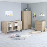 Babymore Veni 3 Piece Room Set - Oak