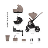Venicci Claro 2 Luxury 4in1 Tiago Bundle - Almond