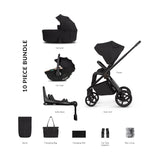 Venicci Claro 2 Luxury 4in1 Tiago Bundle - Noir