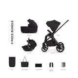 Venicci Claro 2 Comfort 3in1 Tiago Bundle - Noir