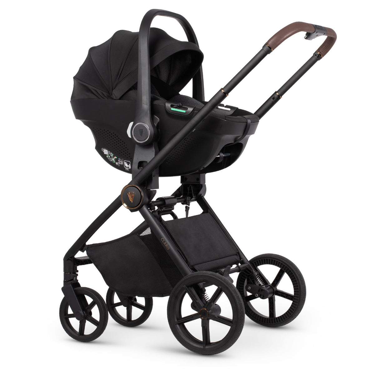 Venicci Claro 3-in-1 Travel System Bundle - Almond
