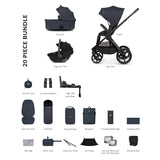 Venicci x Hunter Upline 3 Luxury 4in1 Tiago Car Seat & 360 Base Bundle - Navy