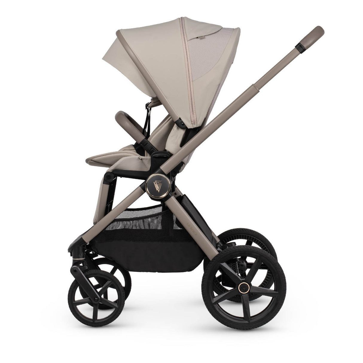 Venicci Upline 3 Luxury 4in1 Tiago Car Seat & 360 Base Bundle - Pebble