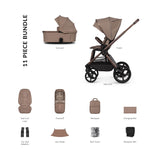 Venicci Upline 3 Essential 2in1 Accessory Bundle - Sand