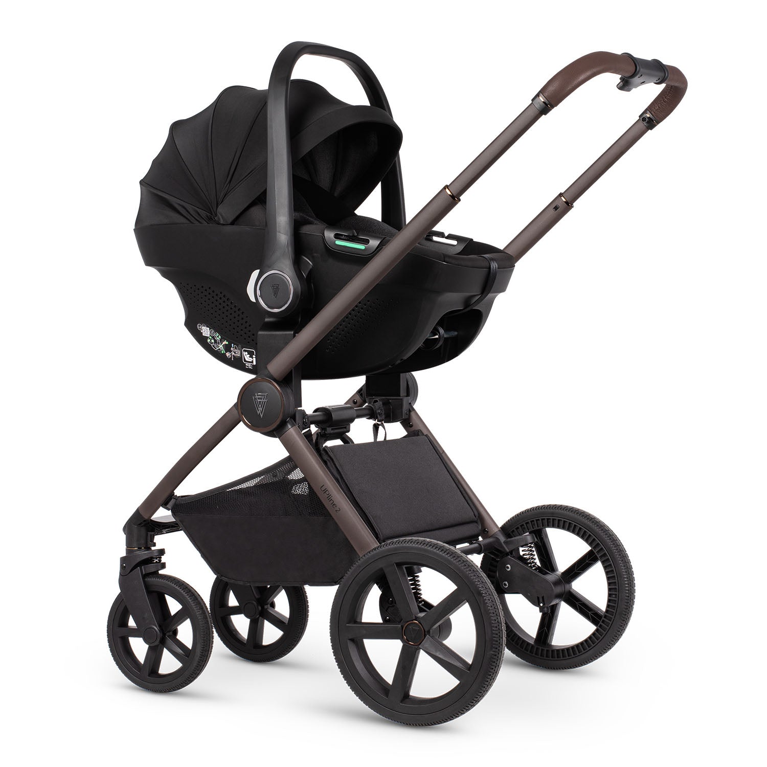 Venicci Upline 2 SE 3-in-1 Tiago Travel System Bundle - Burgundy