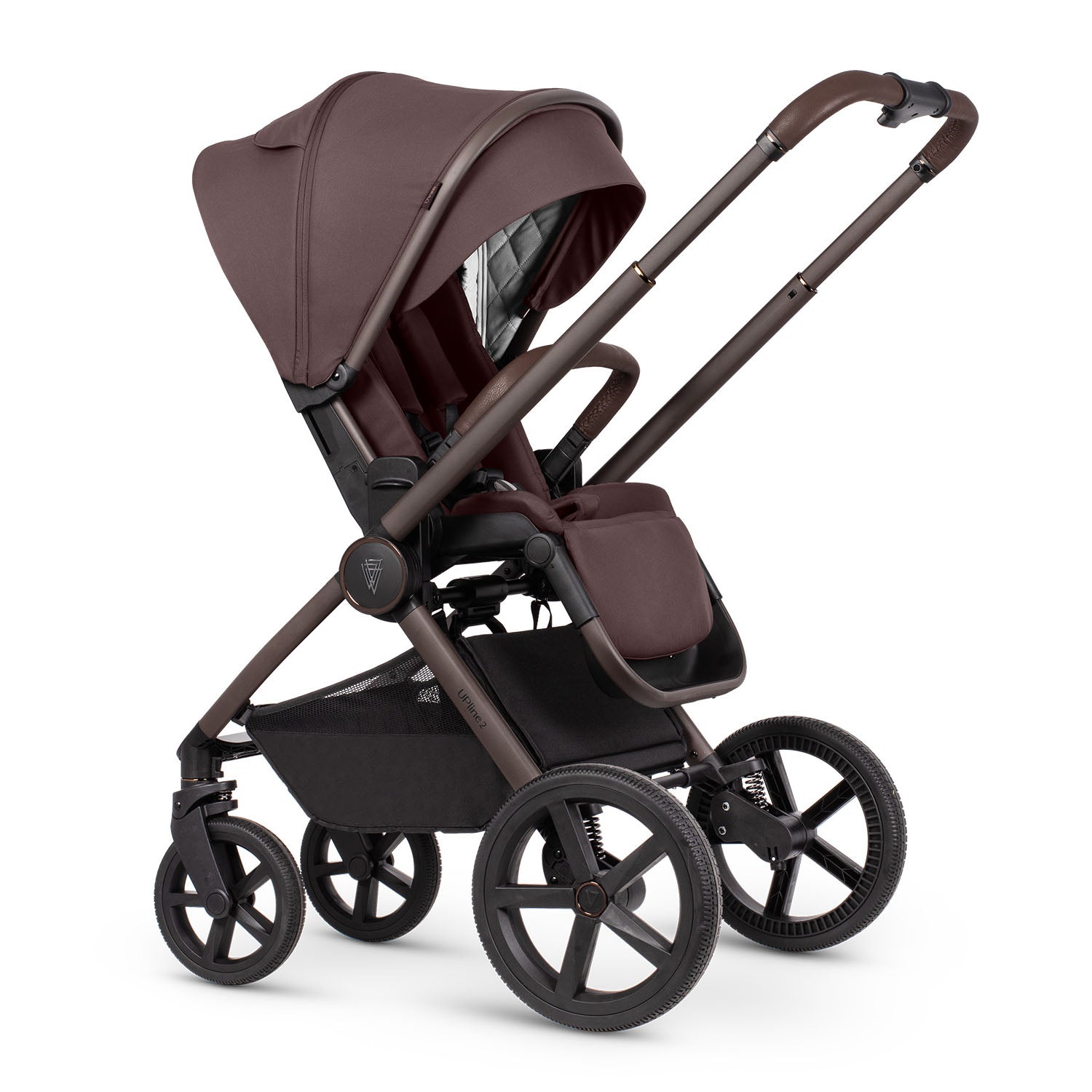 Venicci Upline 2 SE 3-in-1 Tiago + 360 Base Travel System Bundle - Burgundy