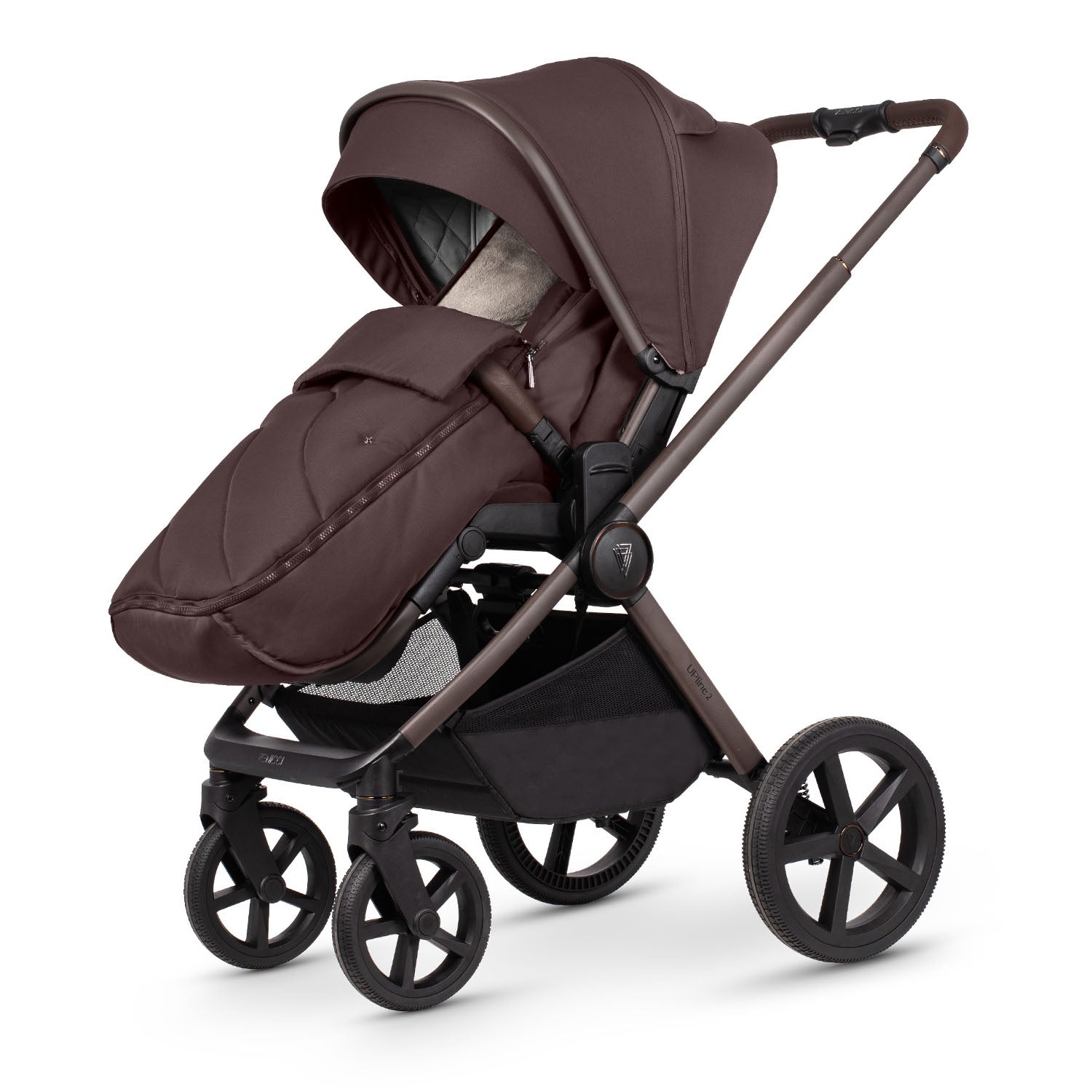 Venicci Upline 2 SE 3-in-1 Tiago + 360 Base Travel System Bundle - Burgundy