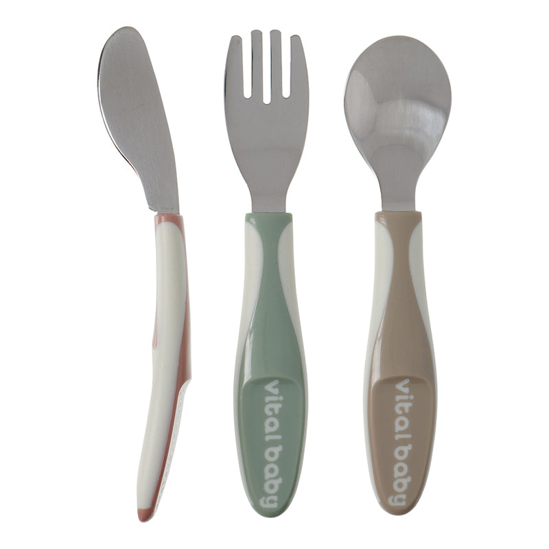 Vital Baby Nourish Big Kid Cutlery 3Pk