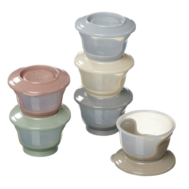 Vital Baby Nourish Store & Wean™ Pots 60ml 6Pk