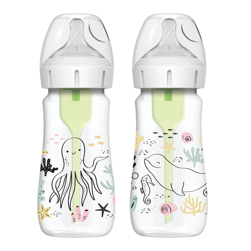 Dr Brown's Options+ Bottle Design Ocean 270ml 2Pk