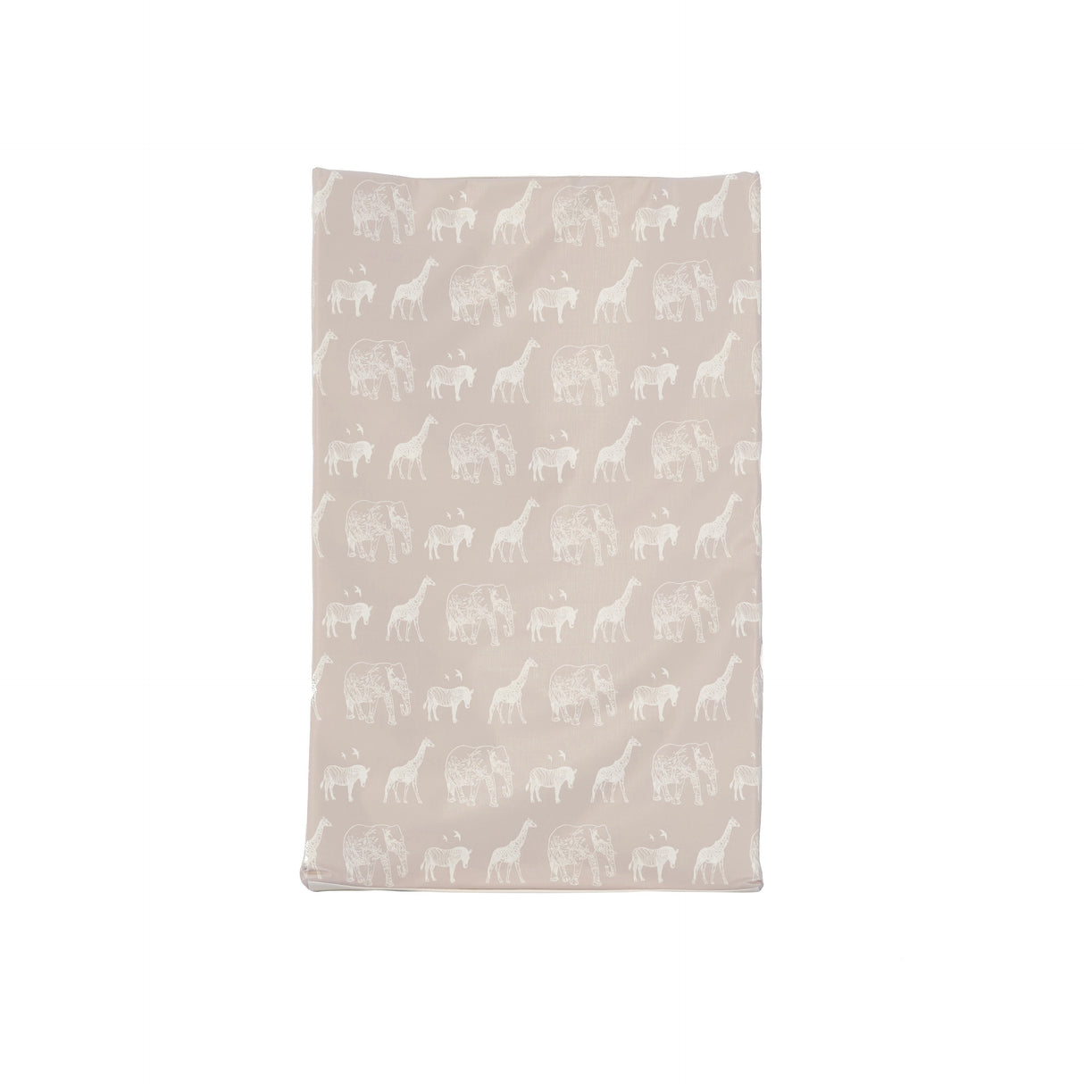 Obaby Wedge Changing Mat - Safari Print - Oatmeal