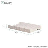 Obaby Wedge Changing Mat - Safari Print - Oatmeal