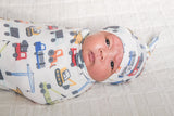 Copper Pearl Knitted Swaddle Blanket Diesel