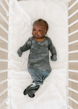Copper Pearl Newborn Gown Hunter