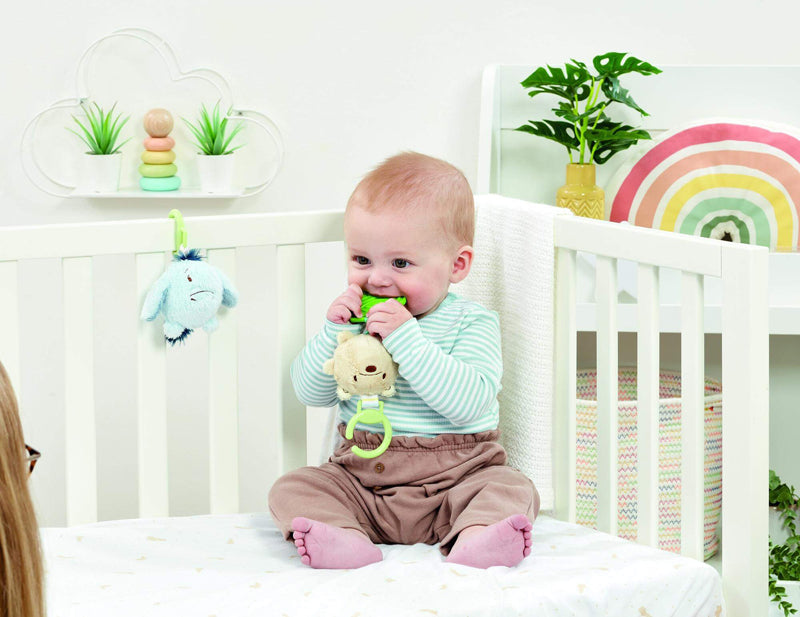 Disney Attachable Pooh Chime And Teether