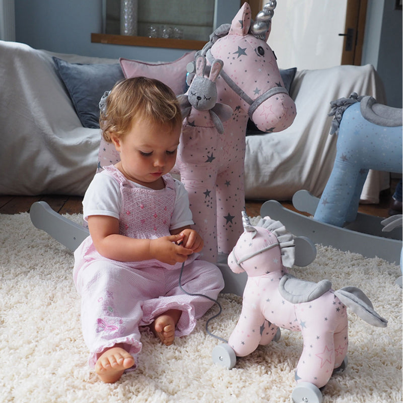 Little Bird Told Me Celeste Unicorn Pull Along