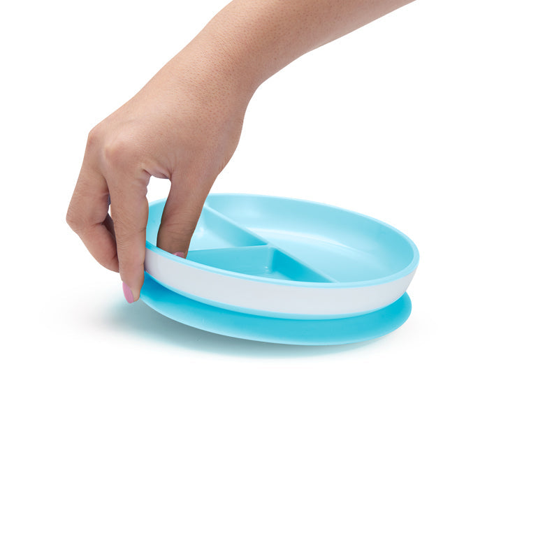 Munchkin Suction Plate Blue 2Pk