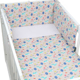 Woody Organic Cotton Toddler 3 Piece All-in-One 4.0 Tog Quilt Bedding Set with Bumper