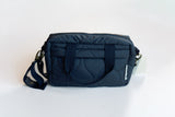 Ralphie Bear Quilted Changing Stroller Bag -Slate/Wildflower