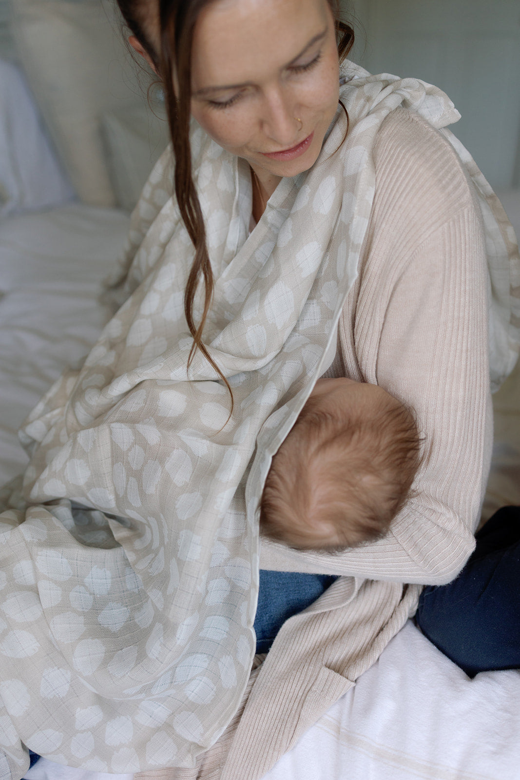 Scallop Large Swaddle Muslin