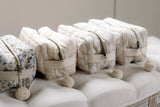 Quilted Washbag - Pears