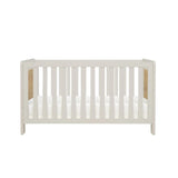 Tutti Bambini Essentials Alba Cot Bed - White Sand / Distressed Oak