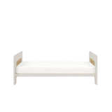Tutti Bambini Essentials Alba Cot Bed - White Sand / Distressed Oak