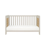 Tutti Bambini Essentials Alba Cot Bed - White Sand / Distressed Oak